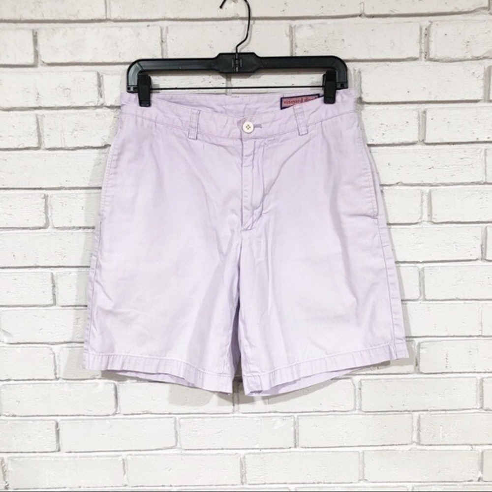 Vineyard‎ Vines Mens 30 Classic Fit Chino Shorts Lavender Purple Cotton Twill